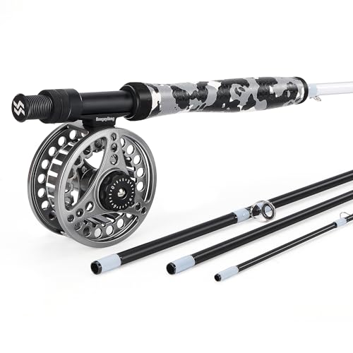 5/6 Weight Fly Fishing Combo Starter Kit for Beginners, Carrying Case & Fly Box Case
| SuperPolymer Handle 9' Fly Rod,