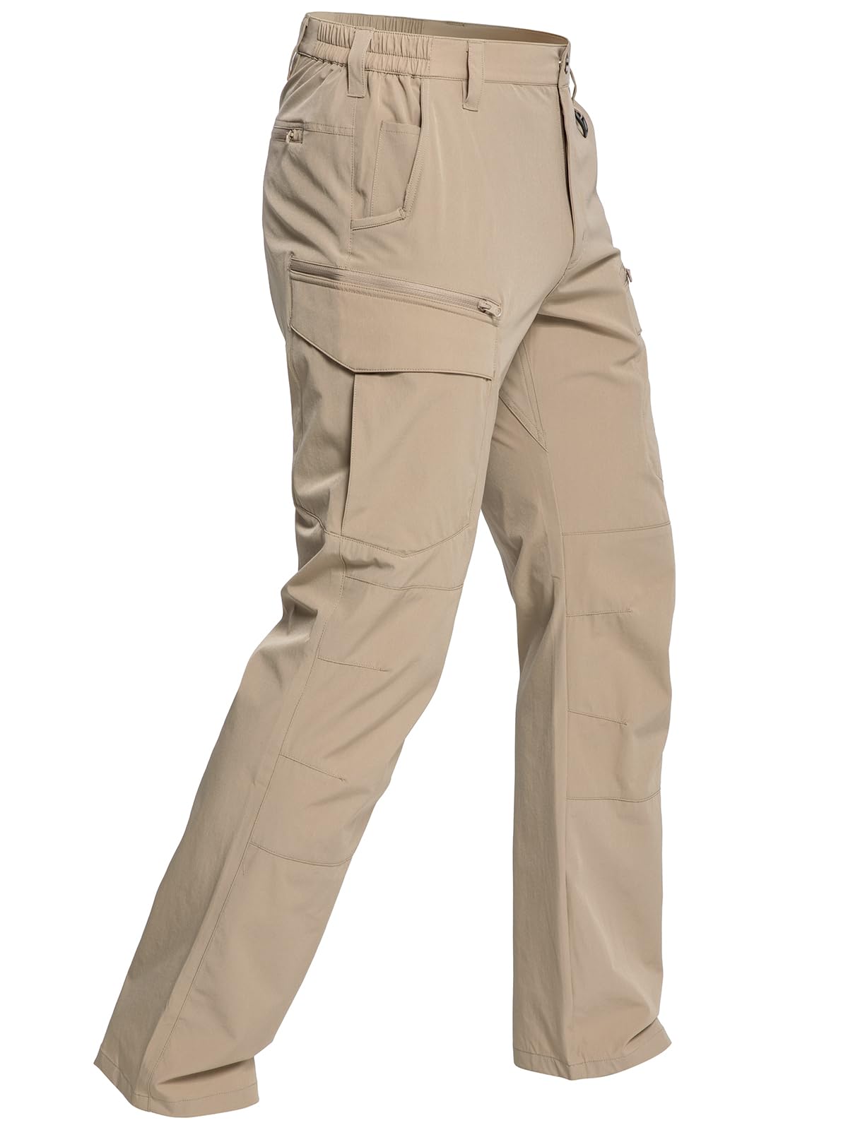  Men's Quick Dry Tactical Hiking Pants Flex Water Resistant Lightweight Outdoor Fishing Cargo Work Pants 9 Pockets
| Qui