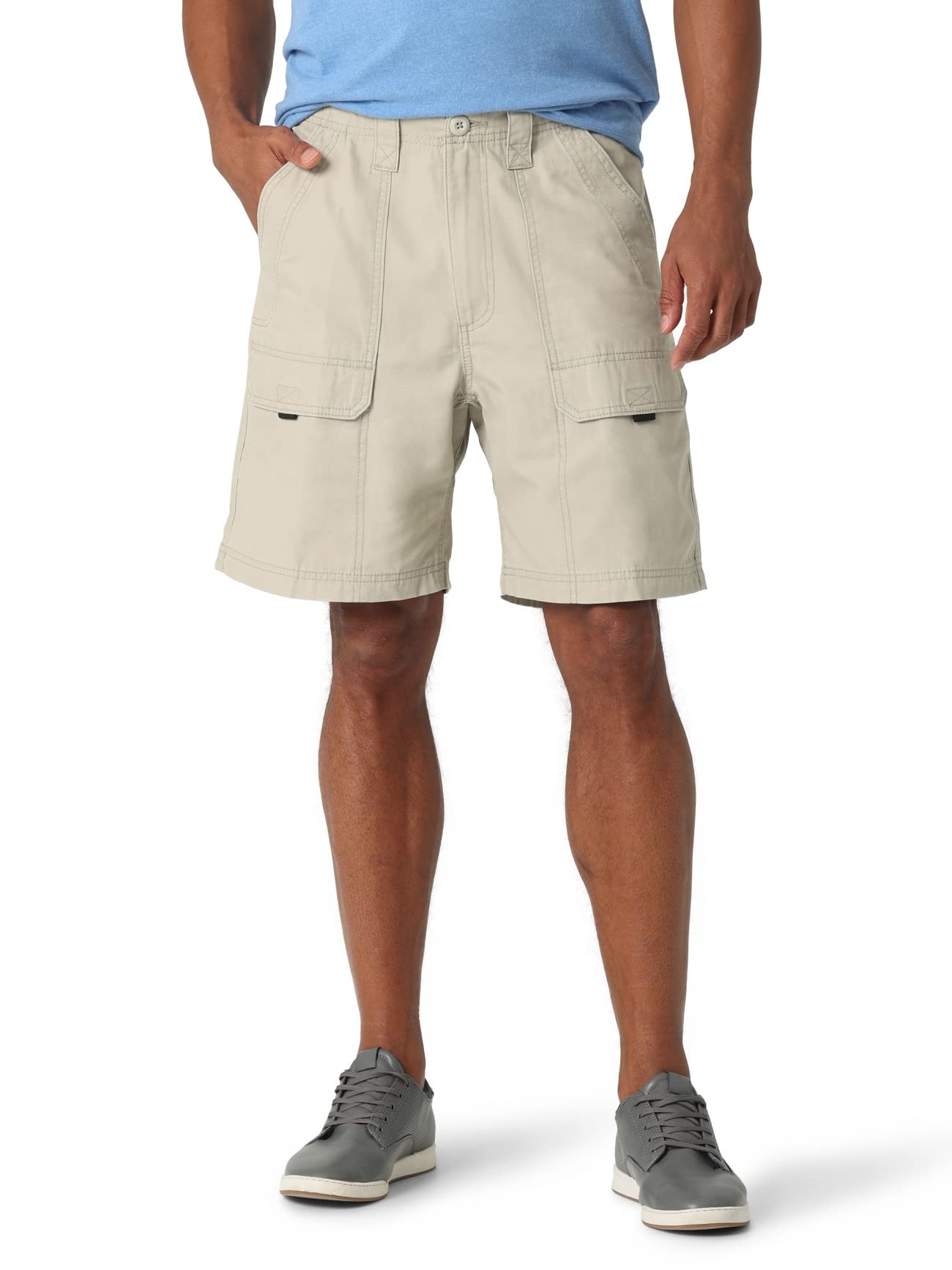 Wrangler Authentics Men's Canvas Utility Hiker Shorts for Outdoor Adventures Comfort and Durability
| Wrangler Authenti